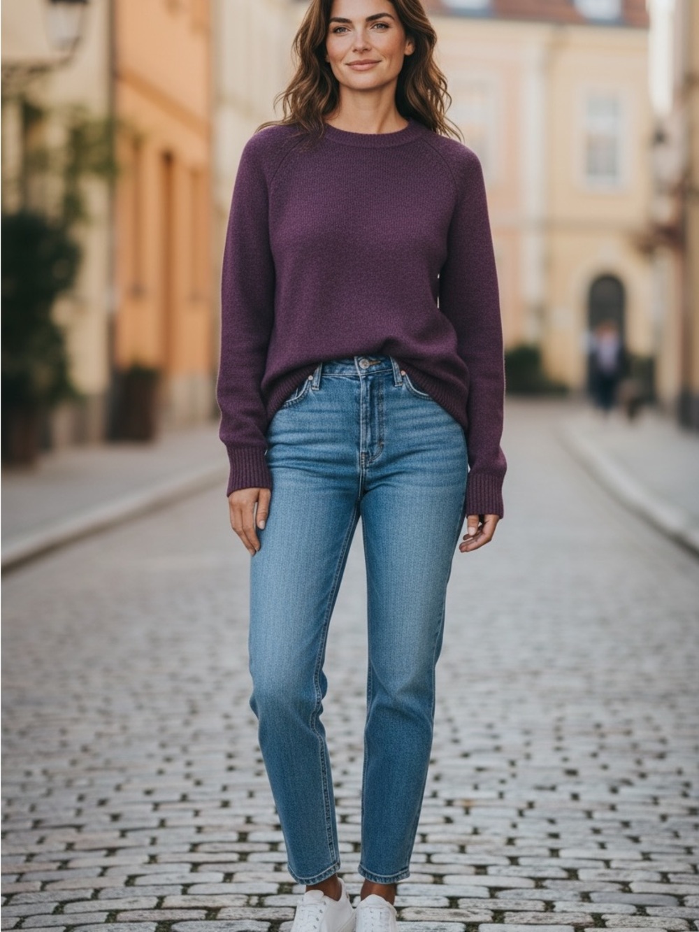 GAP Lavender-Purple Crewneck Sweater
